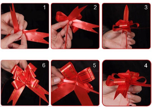 3061 {1Pack ,10pcs}  Wrapping Bows, Pull Ribbon 15mm
