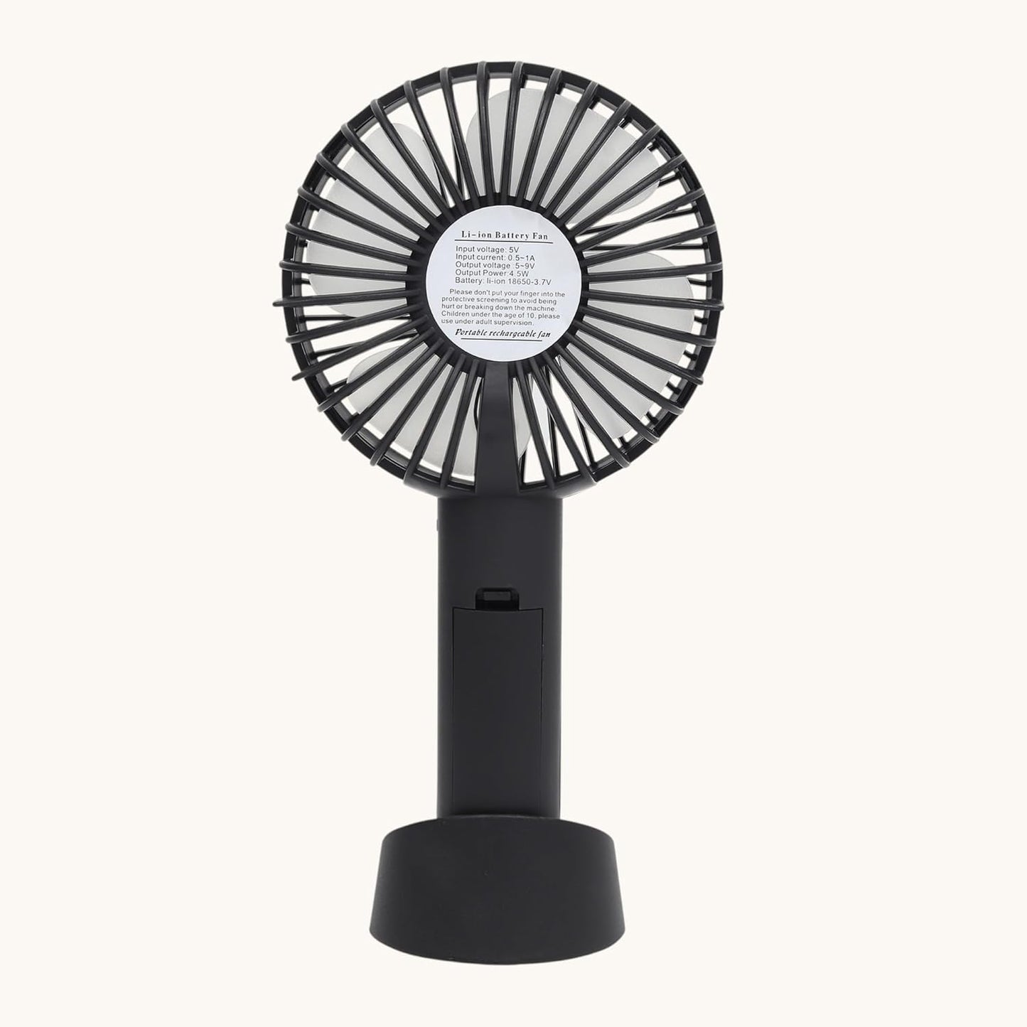 20328 Mini Portable USB Hand Fan | Rechargeable Battery Operated | Summer Cooling Mini Fan with Standing Holder Handy Base For Home Office Indoor Outdoor Travel.