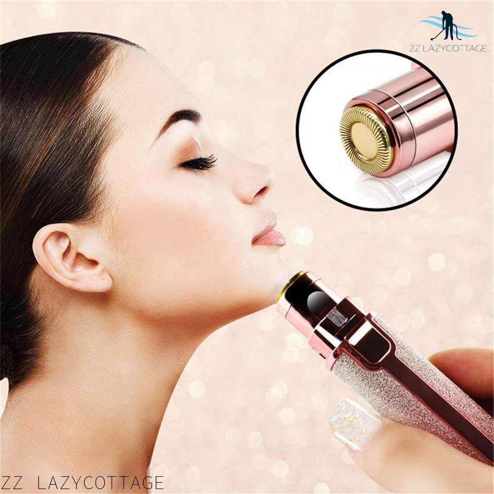 HX-203A Women Blawless Battery Powered Eyebrow And Uperlip Trimmer Shaver For Ladies.