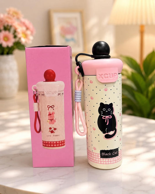 21218 Water Bottle, Stainless Steel, Insulated, Hot & Cold, Leakproof, Use for Home, Gym, Office, School, Travel