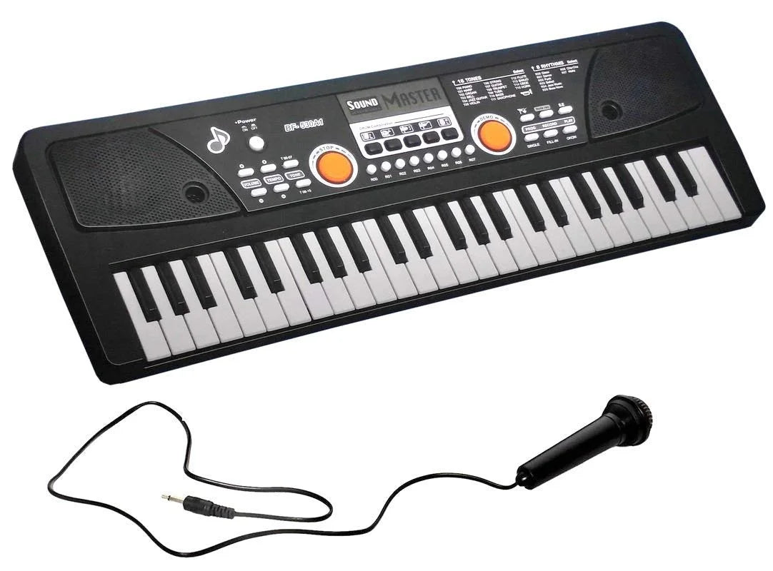 BF-530A1 37-Keys Bigfun Electronic Piano with Microphone, USB MP3 Play Function (Black)