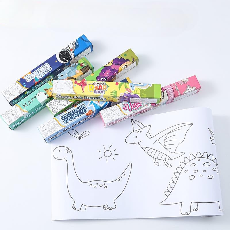 CD8810 Magic Art Painting Roll for Creative Projects Painting Drawing Paper Roll Early Educational Toys for Kids