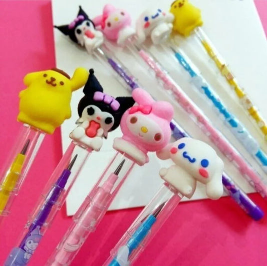 3052 (12pcs)Dhakka Pencil For Kids Cartoon