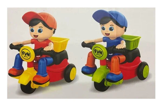 10036 Beautifully Designed Mini Tricycle Toys for Kids with Basket Back Side