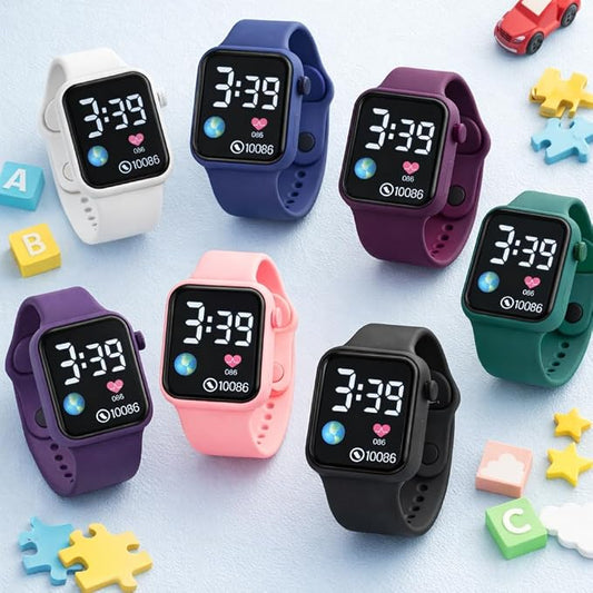 21320 Matrix Junior Luminous LED Display Digital Watch | Water Proof | Silicone Strap | for Boy & Girls (Teal)