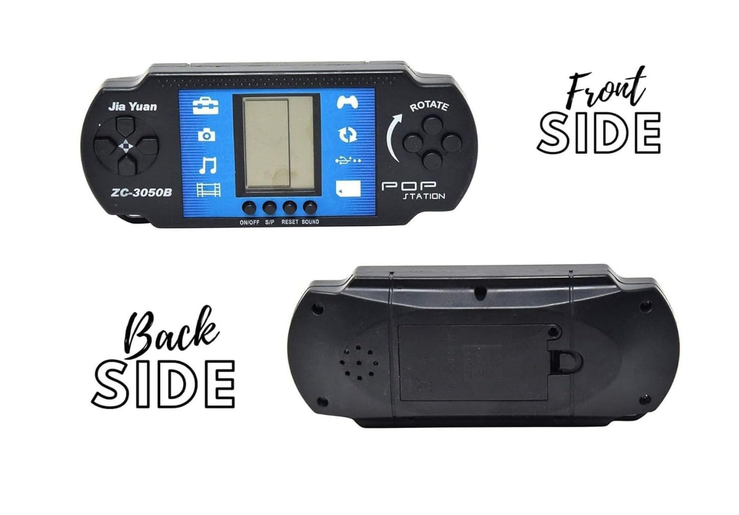 JK-3050B Station Video Game| Portable Pocket Brick Game Handheld Retro Game Control for Kids Boys Girls Birthday Return Gift