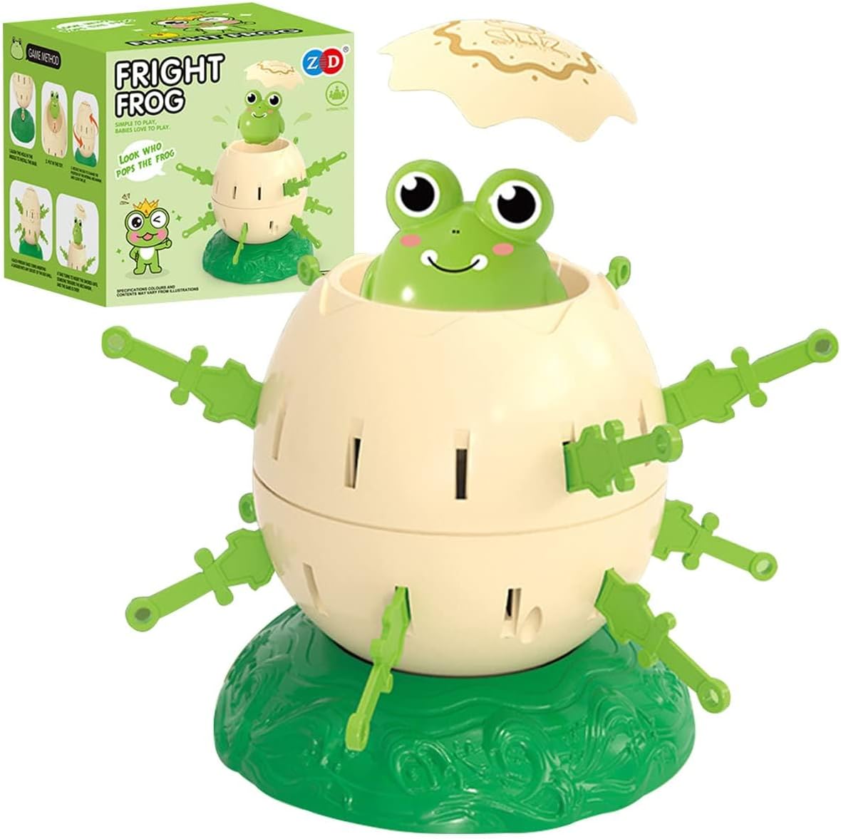 211780 Nalacal Miniature Pop Up Game For Kids, Family Board Fun Dino Preschool Playtime Popup Interactive Party Activity Competition Toddlers -Verytiny&Mini Size