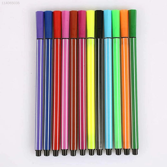 2021 Washable Watercolor 12 Pen Art Brush Painting Mark Pens Drawing Writing