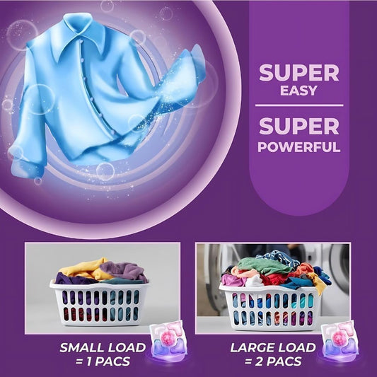 20736 {Pack of 12} 5-in-1 Dissolvable Magic Laundry Pods for 20 Washes | Tough Stain Fighter for Top & Front Load Machines | Floral Aroma | Eco-Friendly