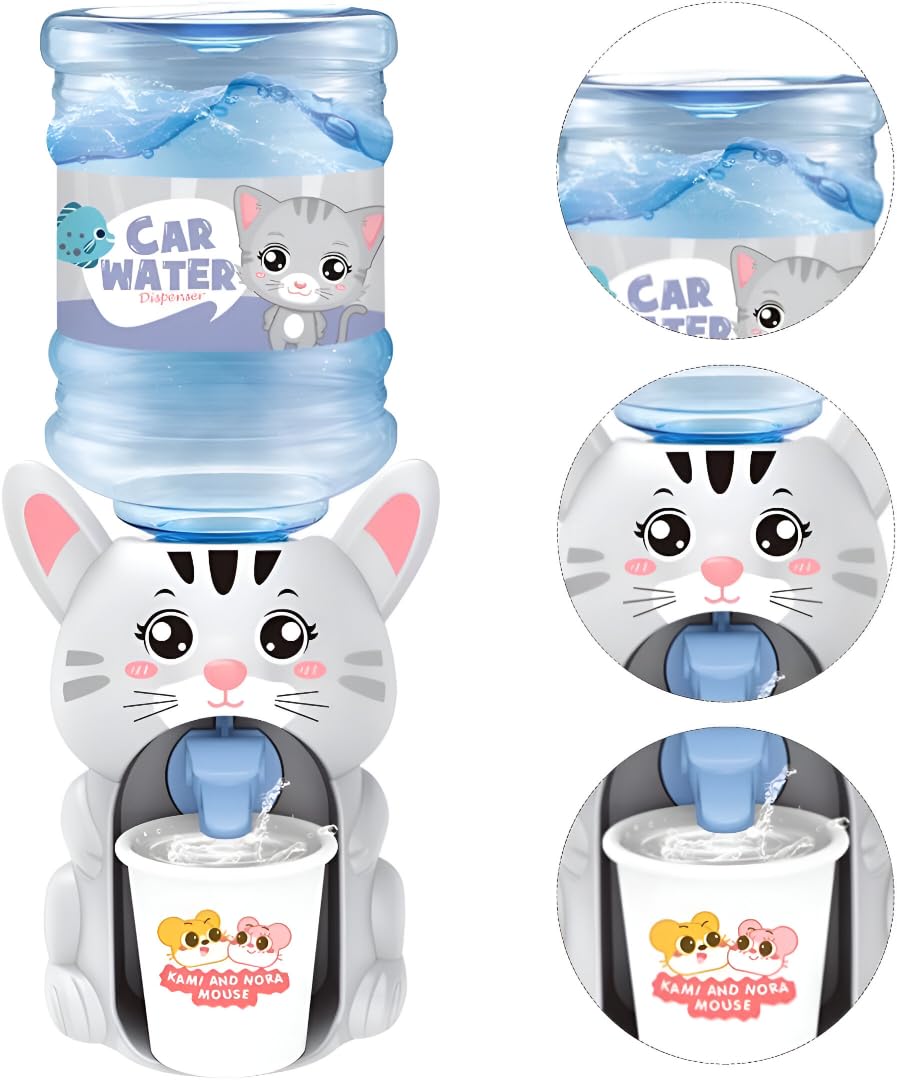 20359 Water Dispenser Toy for Kids, Multi Cartoon Character Drinking Fountain Pumps Water, Juice & Milk Water Dispenser Toy Kids