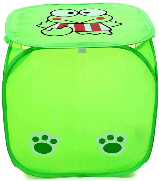 20562 Cartoon Print Foldable Laundry Organizer, Laundry Basket, Toys Organiser (Multicolor)