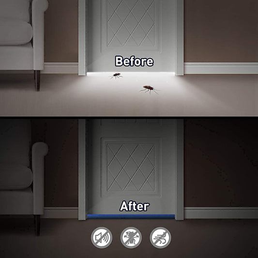 20931 Perpetual Door Guard for Home - Gap Filler Flexible Door Bottom Sealing Strip (39 Inches) Sound-Proof, Reduce Noise, Energy Saving Door Stopper for Reduce Door Dust