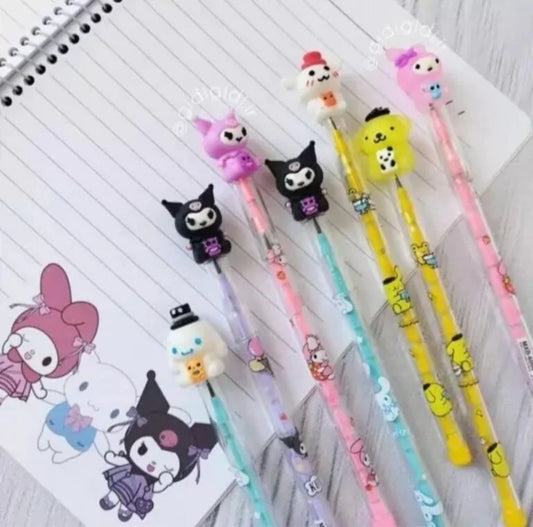 3052 (12pcs)Dhakka Pencil For Kids Cartoon