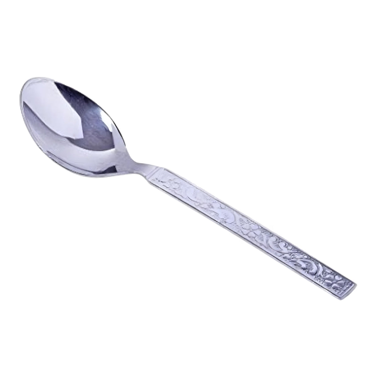 21236 Tablespoon Set of 12 | 15 GMS Each Spoon | 16 cms Long | Traditional Handcrafted Dining Iron Spoons | Dining, Cooking & Serving | Ideal for Everyday Use.