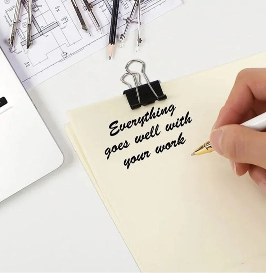 80025( 6 box ) 25 mm Binder clips (72 clips)