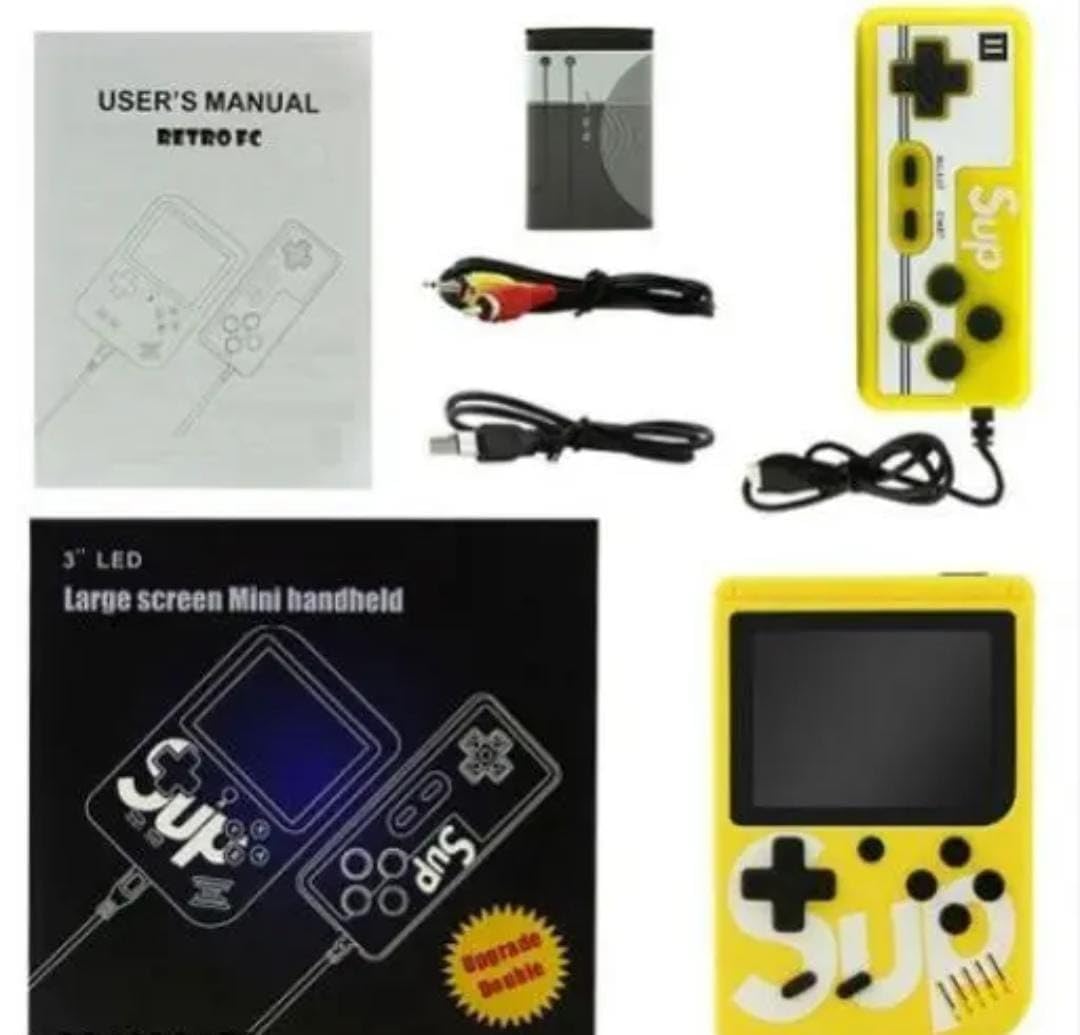 CM -14402 Video Game for Kids with Double Remote 400 Retro Games