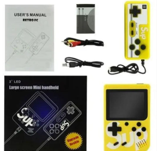 CM -14402 Video Game for Kids with Double Remote 400 Retro Games