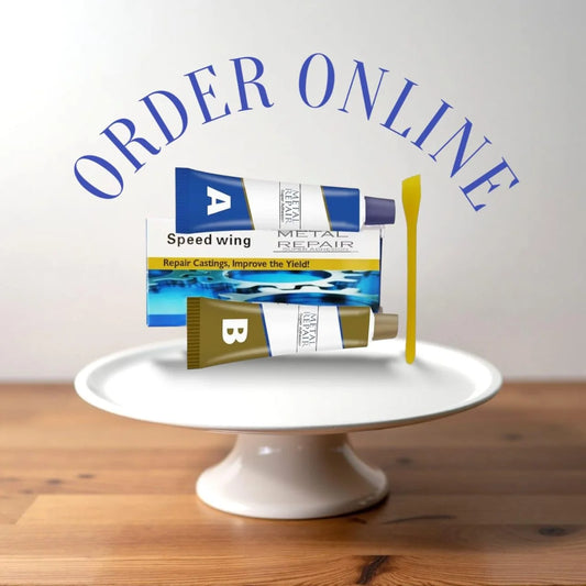 10819 Metal Repair Glue – Industrial Strength Epoxy Adhesive for Cracks, Leaks, Rust, & Metal Bonding |