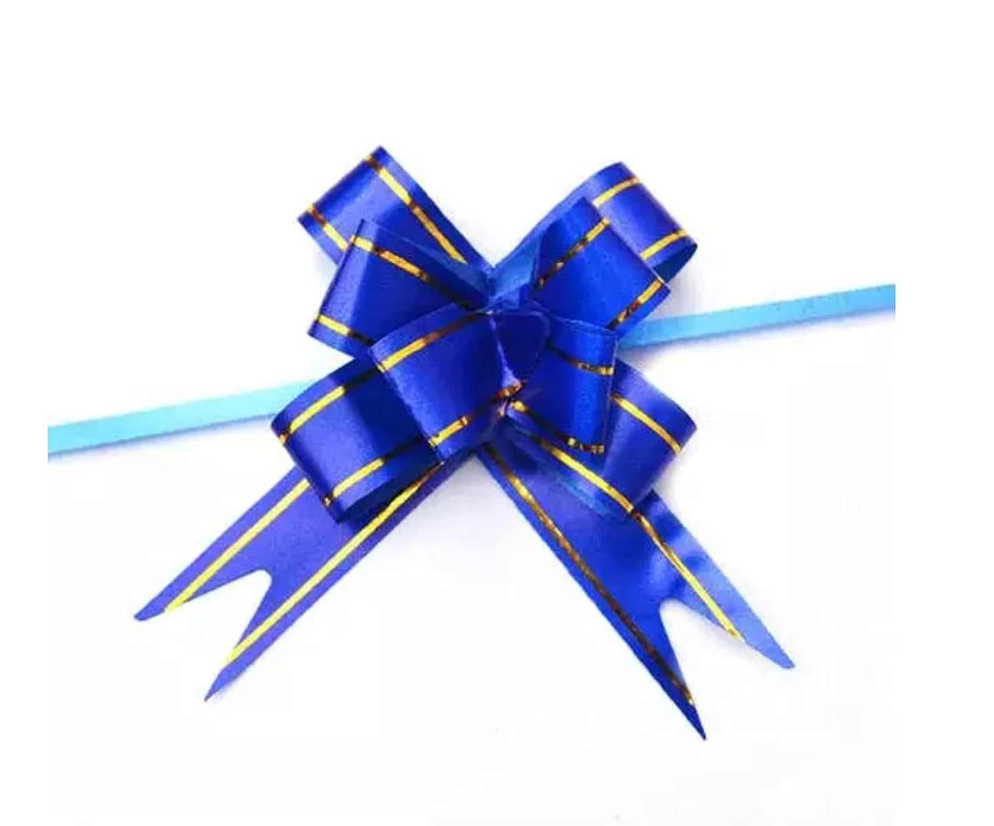 3063 (10 pkt) 100pcs Wrapping Bows, Pull Ribbon 30mm