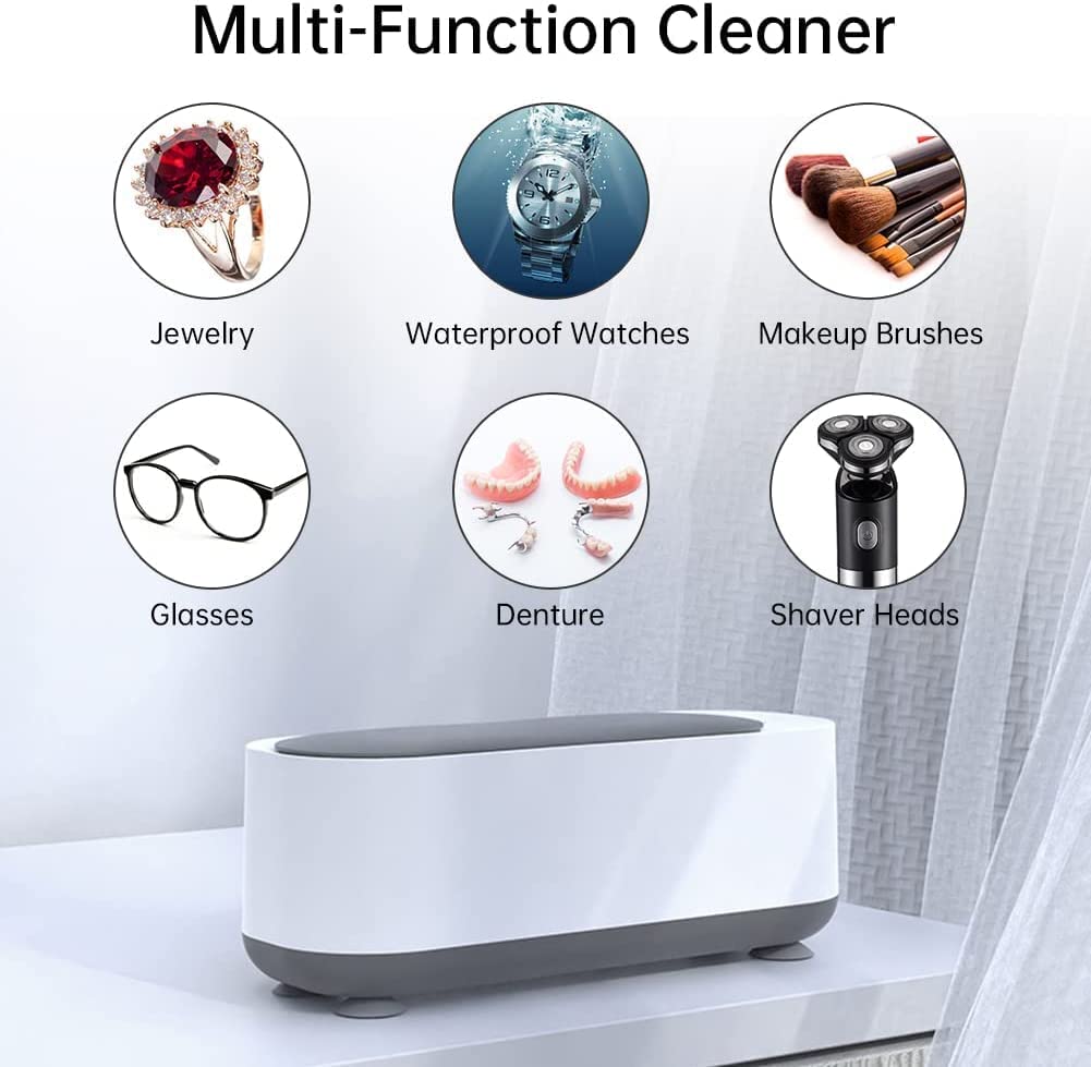 10517 Jewellery Cleaner Portable Professional Mini Household Ultrasonic Cleaning Machine For Jewellery, Eyeglasses, Watches