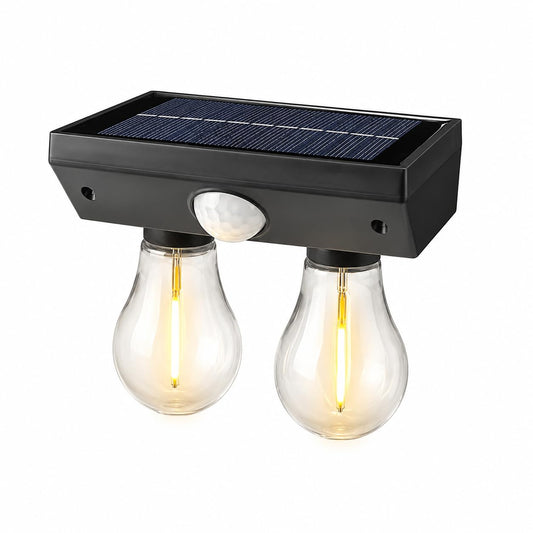 YT-819 {2W} Solar Step Outdoor Waterproof, Deck Lights, Fence Stair Lights, Solar Wall Lamp, Garden Lights, Pathway Lights, Warm White, Auto On/Off