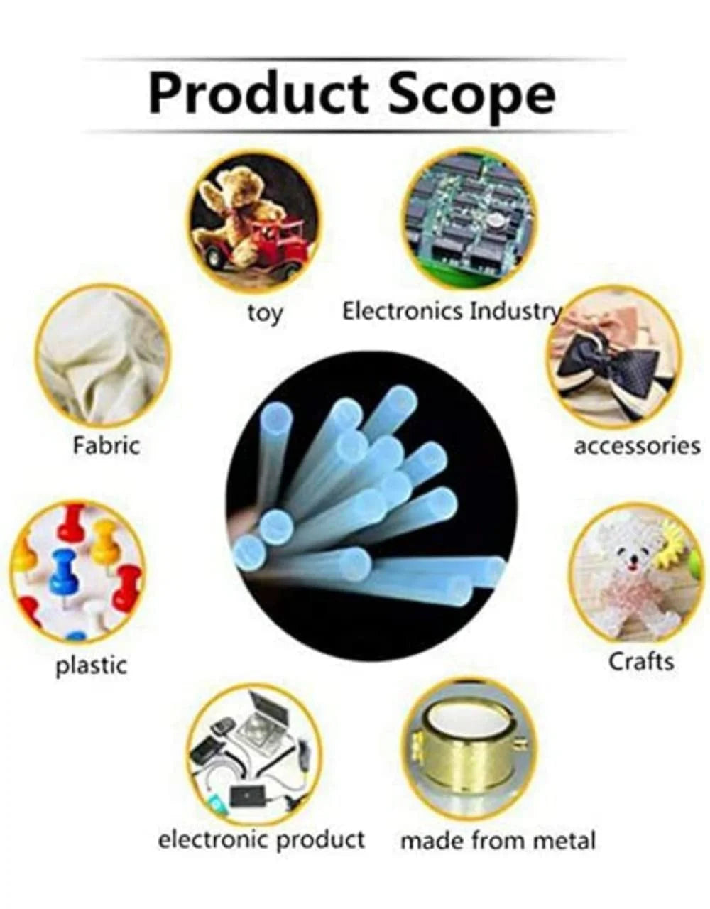 003 – 12 pcs Small glue stick