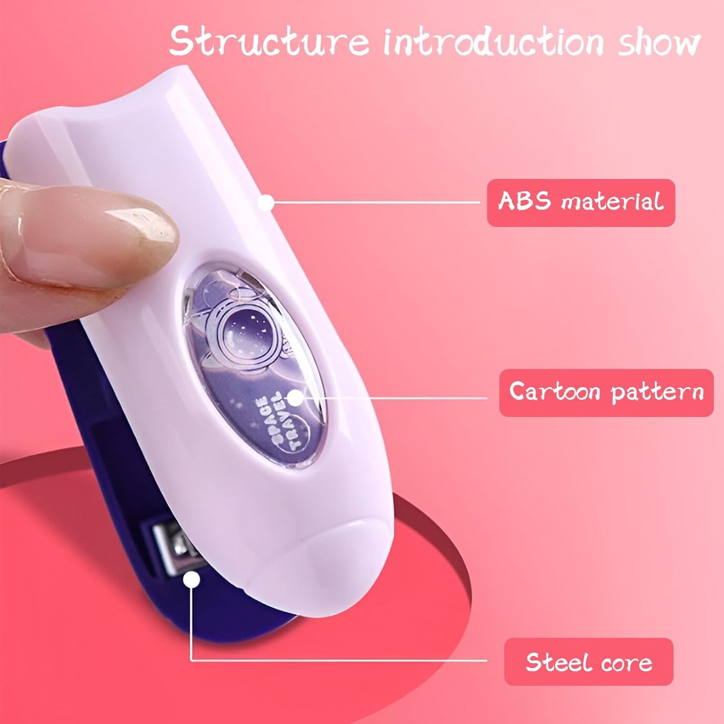 368 Small Portable Stapler with 400 Standard 26/6 Staples, 3 Pack Mini Cute Manual Table Stapler, 2-20 Sheet Capacity for Schools Workplaces Families {Multicolor}