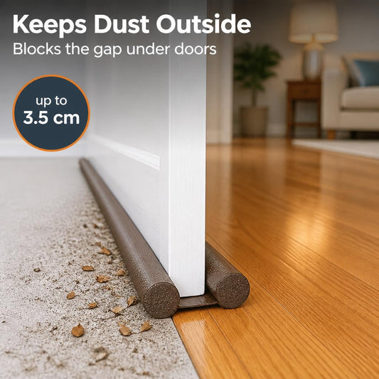 20931 Perpetual Door Guard for Home - Gap Filler Flexible Door Bottom Sealing Strip (39 Inches) Sound-Proof, Reduce Noise, Energy Saving Door Stopper for Reduce Door Dust