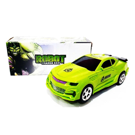 2042A Toy Deform Robot Car for Kids, Go Action 2 in 1 Robot Car with LED Lights Random color’s