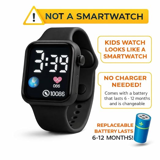 21320 Matrix Junior Luminous LED Display Digital Watch | Water Proof | Silicone Strap | for Boy & Girls (Teal)
