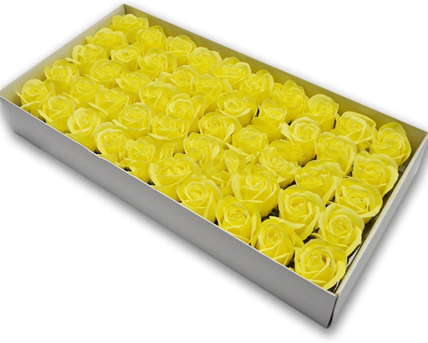 10881 10881 Decor Premium Artificial Rose Box - 50 Scented - Ideal for Decoration, Home/Office Decor, Gifts, Crafts, DIY, Bouquets, Cake Decorating {Multicolour}