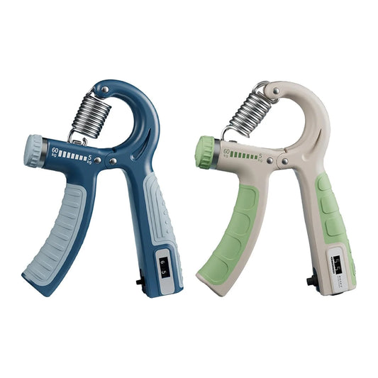 10090 Hand Grip Strengthener with Counter 5-60kg Adjustable Resistance Fitn Hand Exerciser for Muscle Building Wrist Training