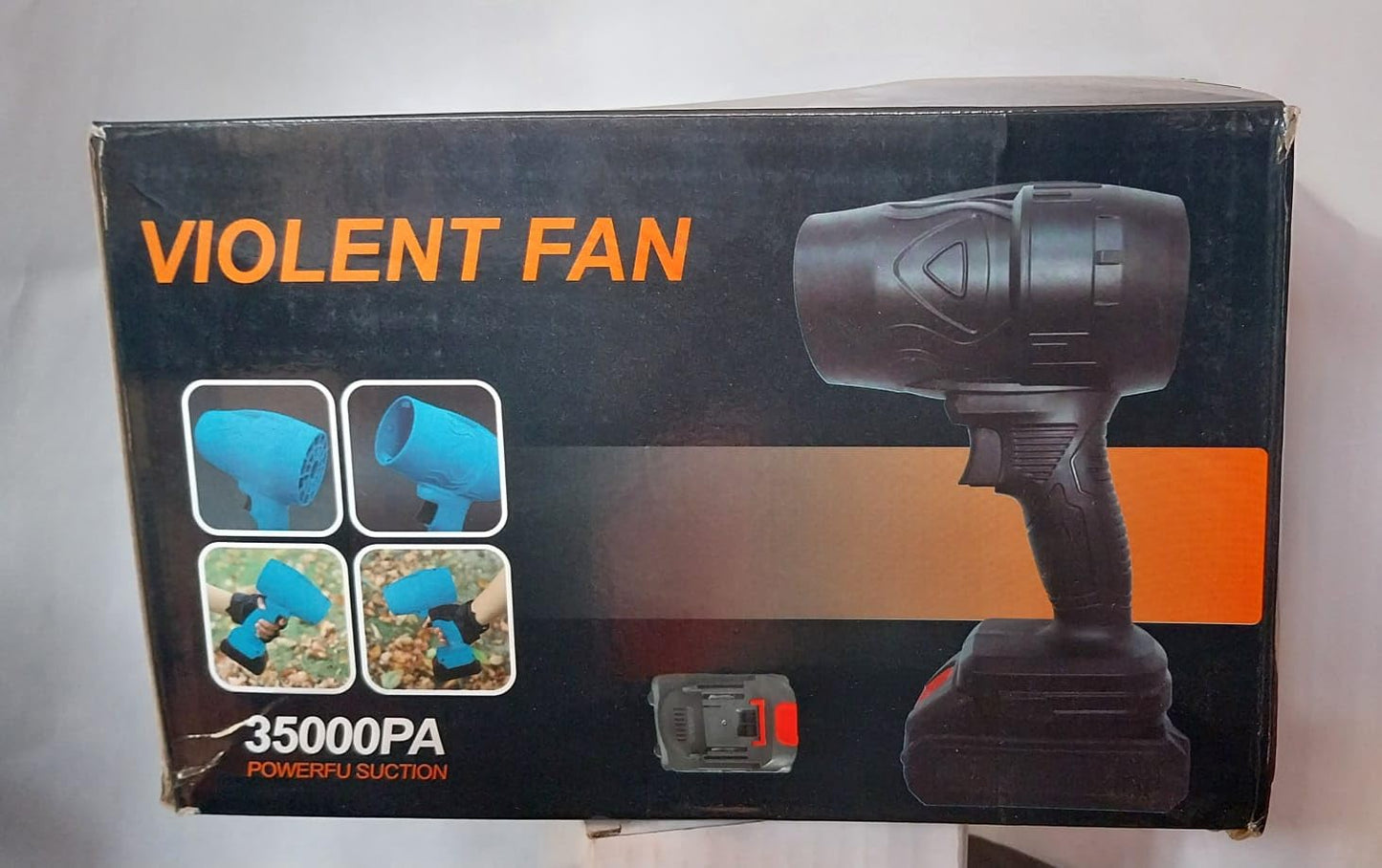21100 Cordless Electric Air Blower, Portable Turbo Jet Fan with High-Power Brushless Motor for Car, Home, Garage, Outdoor and Road Cleaning