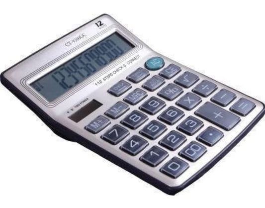 CT-9300GC 112 Steps Check and Correct Premium Desktop Calculator with Metallic faceplate & Bigger Screen/Keys
