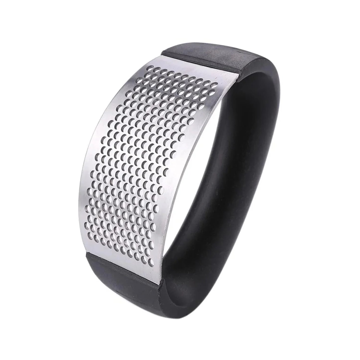 11141 Stainless Steel Annular Garlic Mud Press Household Hand-Grip Smashing Artifact with Paste