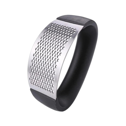 11141 Stainless Steel Annular Garlic Mud Press Household Hand-Grip Smashing Artifact with Paste