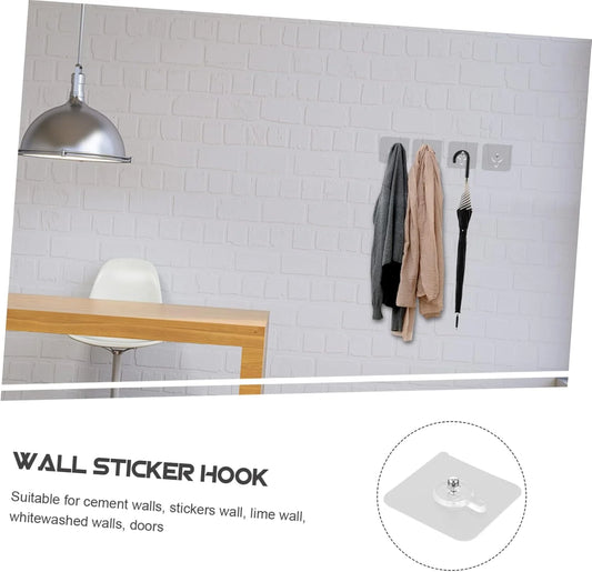 10383 Drywall Anchor Kit 12pcs Invisible Hooks Adhesive Stickers Picture Hangers for Easy Wall Installation