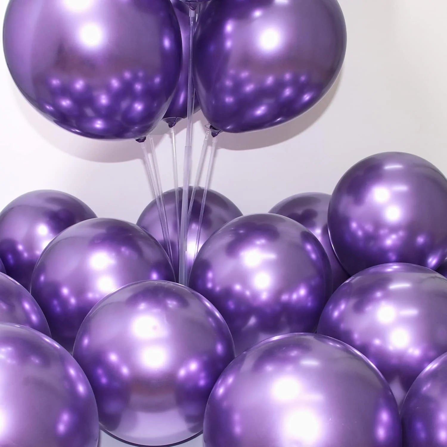 02034 (50 Pcs) Purple Metallic Balloons