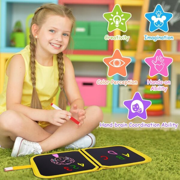 10313 Erasable Drawing Pad, Drawing book for Kids