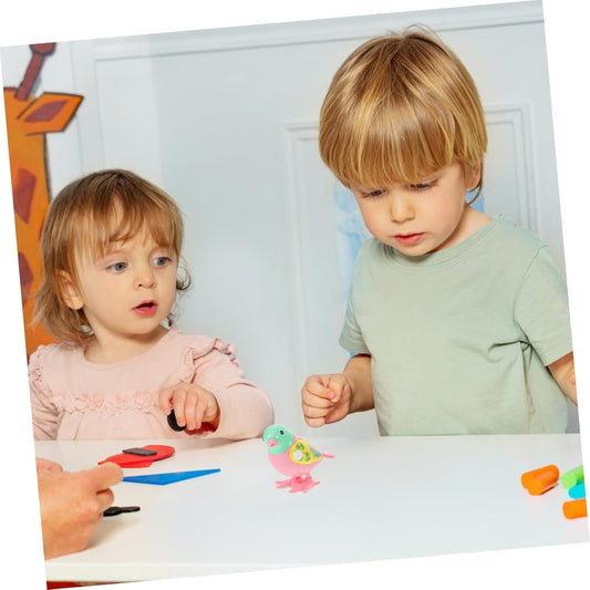 A780-23 Colorful Funny Key Operated Wind up Jumping Bird Toy