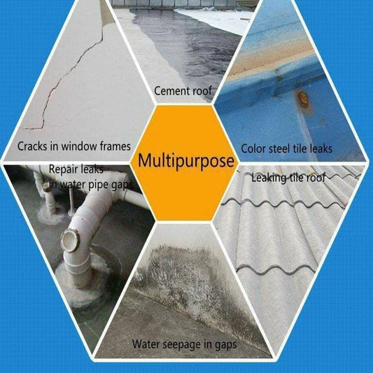 20300 Waterproof Leak Filler Spray Leakage Solution Rubber Flex Repair And Sealant Crack Hole Spray For Indoor Or Outdoor Use 450 ml