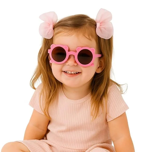 20144 Sunglasses – Stylish Eyewear for Baby Boys & Girls, Leopard Design Fancy Goggles for Outdoor Protection