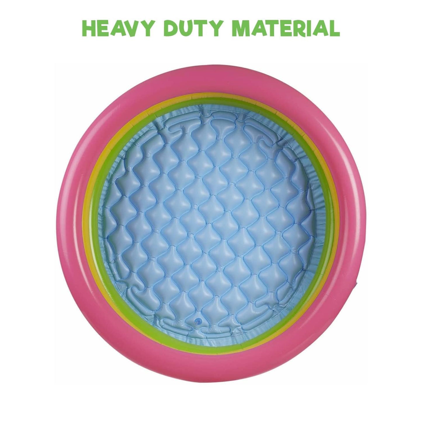 58924 Round Inflatable Swimming Pool Bathtub Soft Material Spa Bath Tubs for Kids & Toddlers (Multicolor, 3 Feet