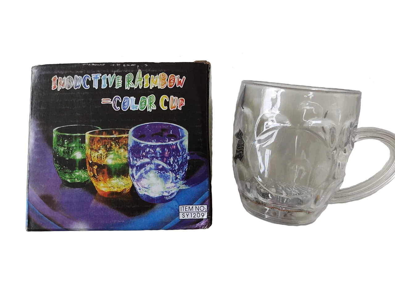 1209 Rainbow Colour Cup , LED Sparkling Light for Kids