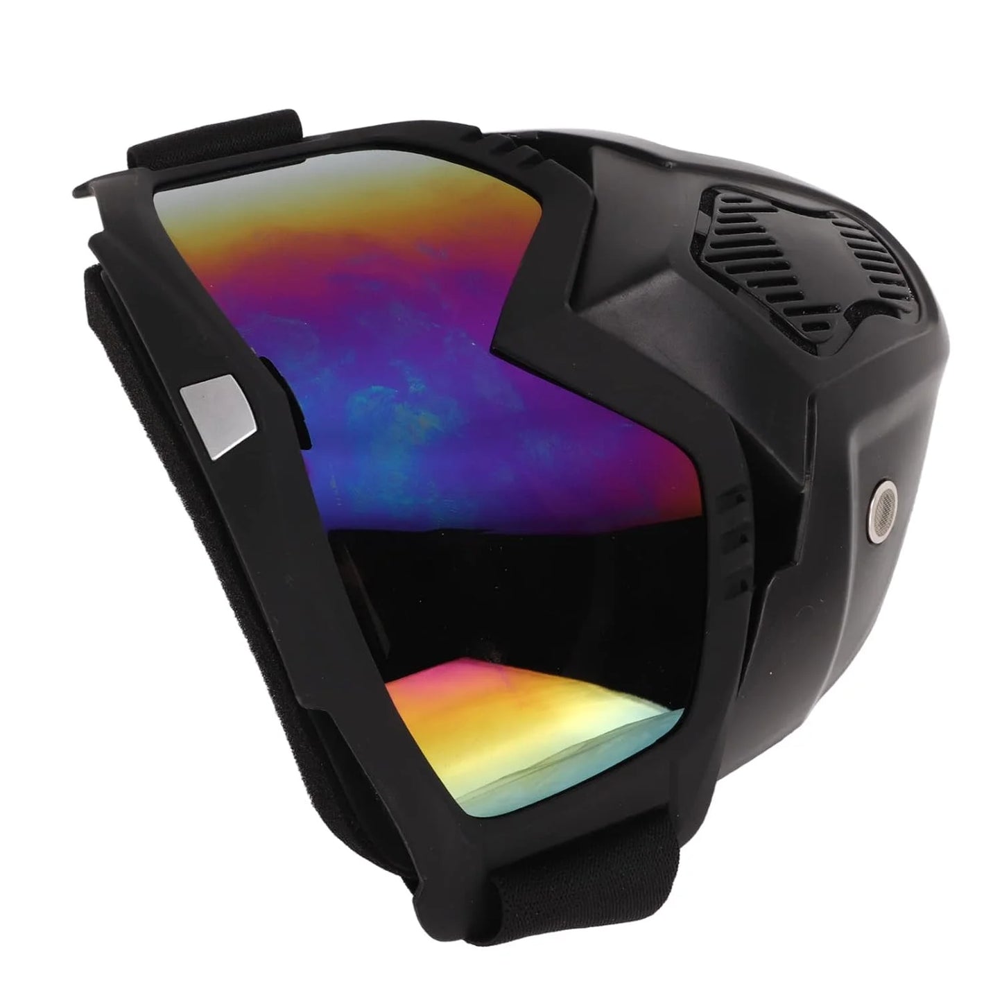 2879 Bike Mask Anti Scratch UV Protective Face & Eyewear Windproof Dirt Shield With Soft Foam Padded Detachable Mouth Filter For cycling Bike Off Road Racing Ride Unisex