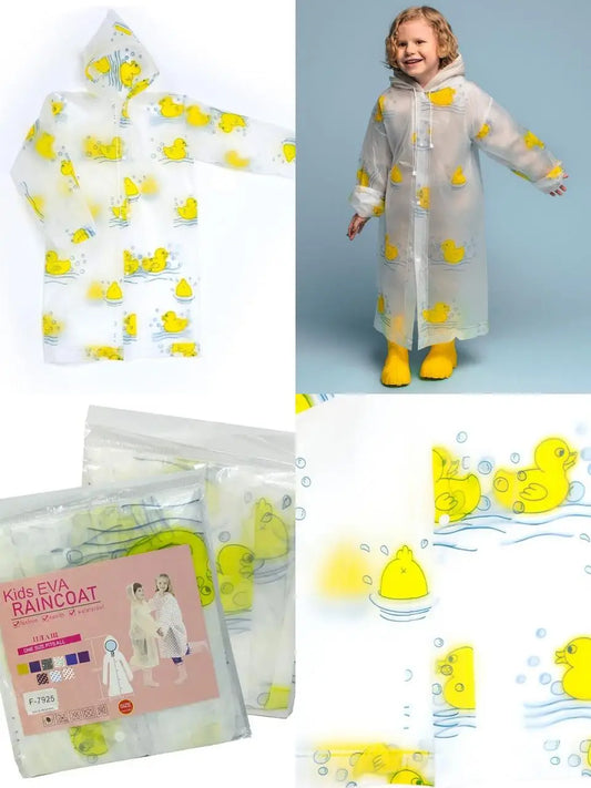DX-0668 Waterproof Raincoat/Rainwear for Kids Boys and Girls Size 100-140Cm {Random Design}
