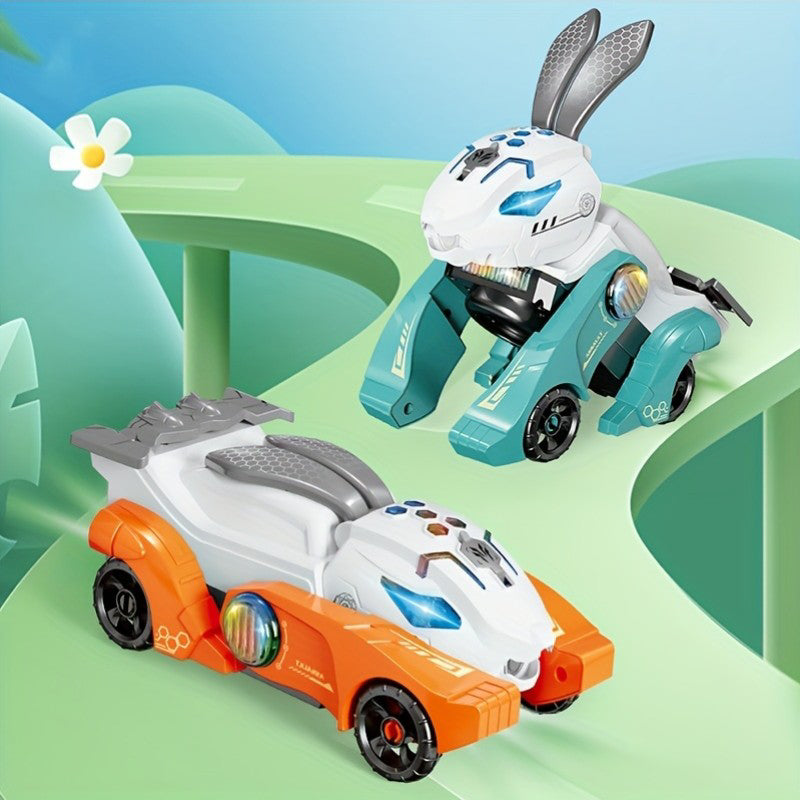 168-28. Flash childrens electrical rabbit Deformation car