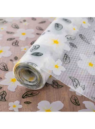 20557 Anti-Slip Drawer & Shelf Mat Roll | Non-Slip Kitchen Cabinet Liner | Waterproof, Washable, Multipurpose Fridge/Drawer/Closet Mat {Random Design}