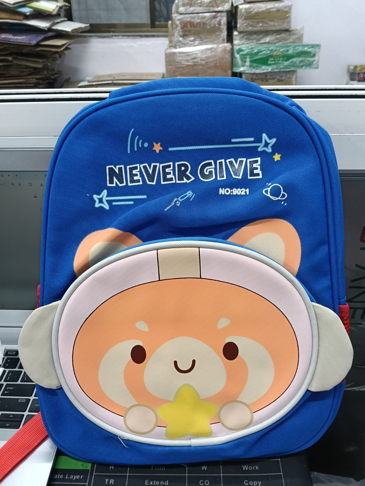 20408 Cute Cartoon Kids School Bag for Boys and Girls, Toddler Preschool Plush Travel Schoolbag