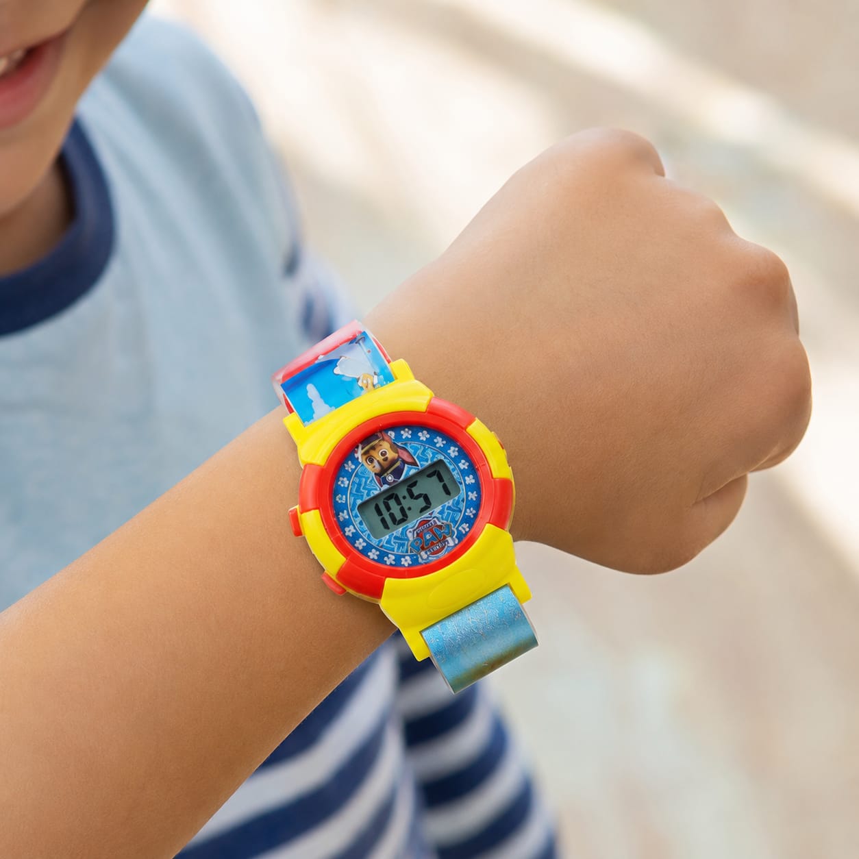 21026 (12 Pcs) Digital Kids Watch Set – Multicolor Adjustable Strap Watches for Boys & Girls